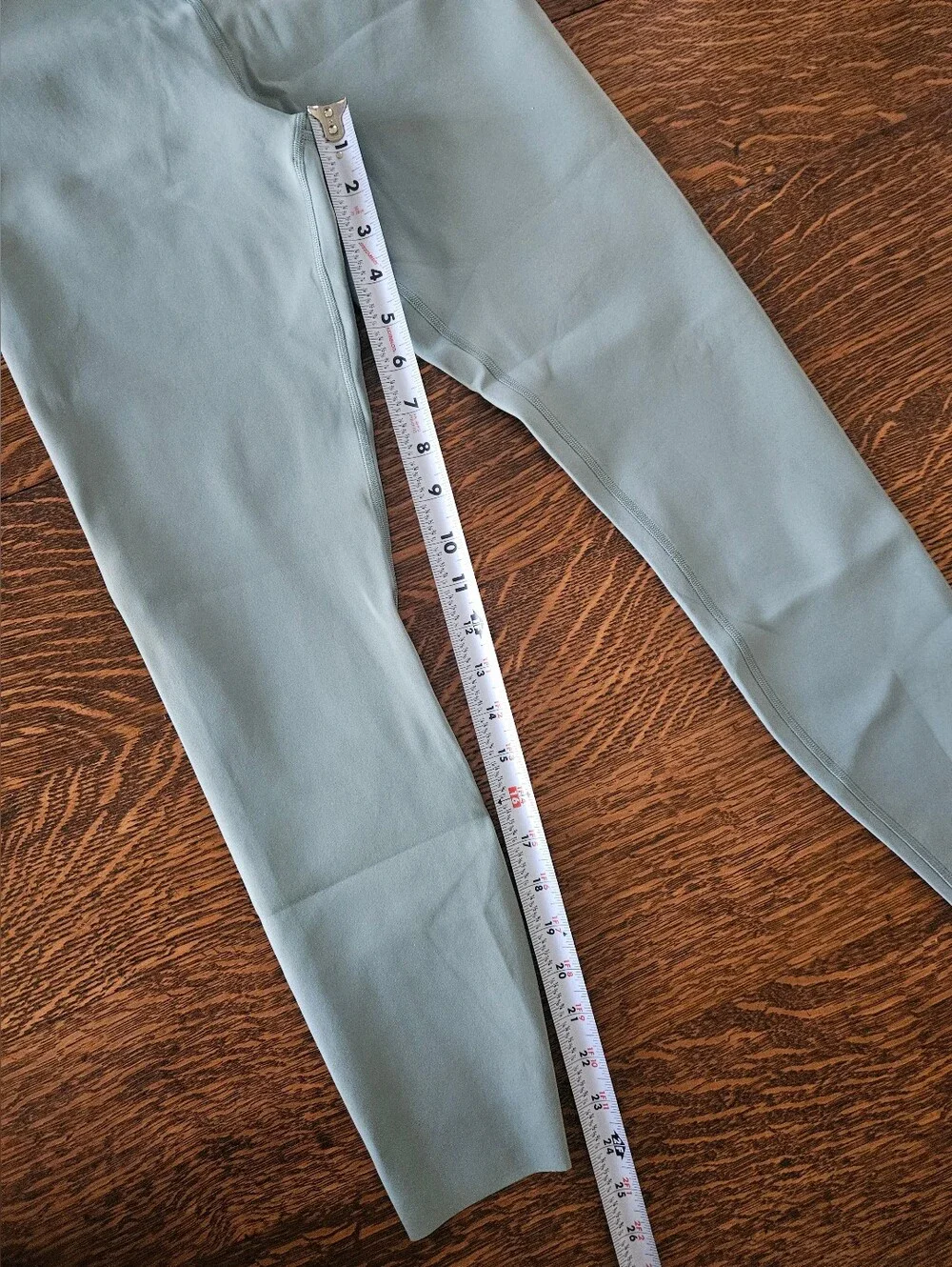 Lululemon Ultralu Contour-Seam High-Rise Leggings Blue Green Size 6